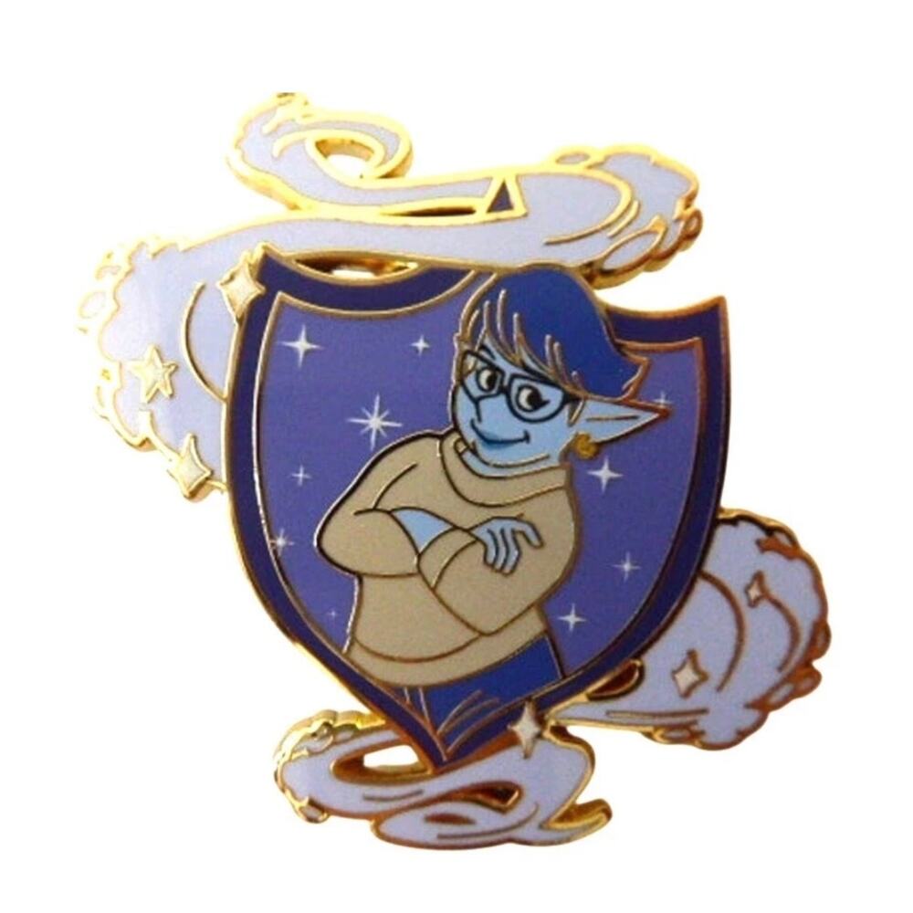 Disney Pixar Onward Shield-Laurel BoxLunch Monogram Pin
